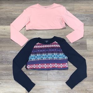 Winter Sweater 2 Piece Bundle Shirt and Sweater
